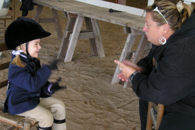 thumbnail Patti playing Rock-Paper-Scissors with one of her students