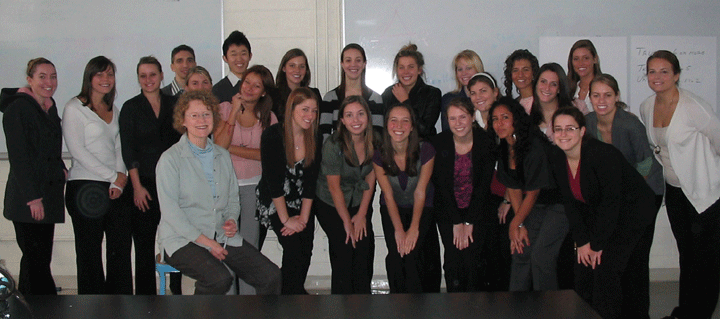 Group photo TCNJ students +Dr Kathleen Philbin