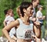 picture woman running