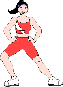 woman doing floor exercises