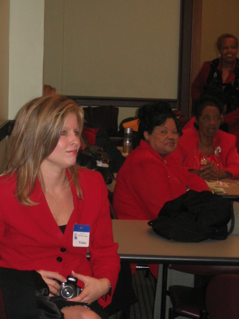 thumbnail Wear Red day participants at the NJ statehouse