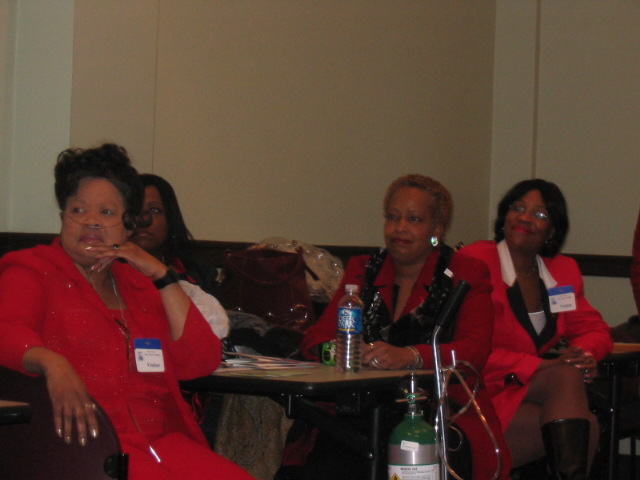 thumbnail Wear Red day participants at the NJ statehouse