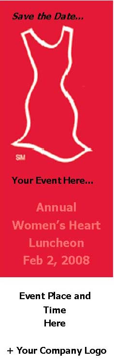 WHF Wear RED save the date