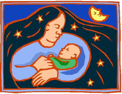 modern art characterization of newborn